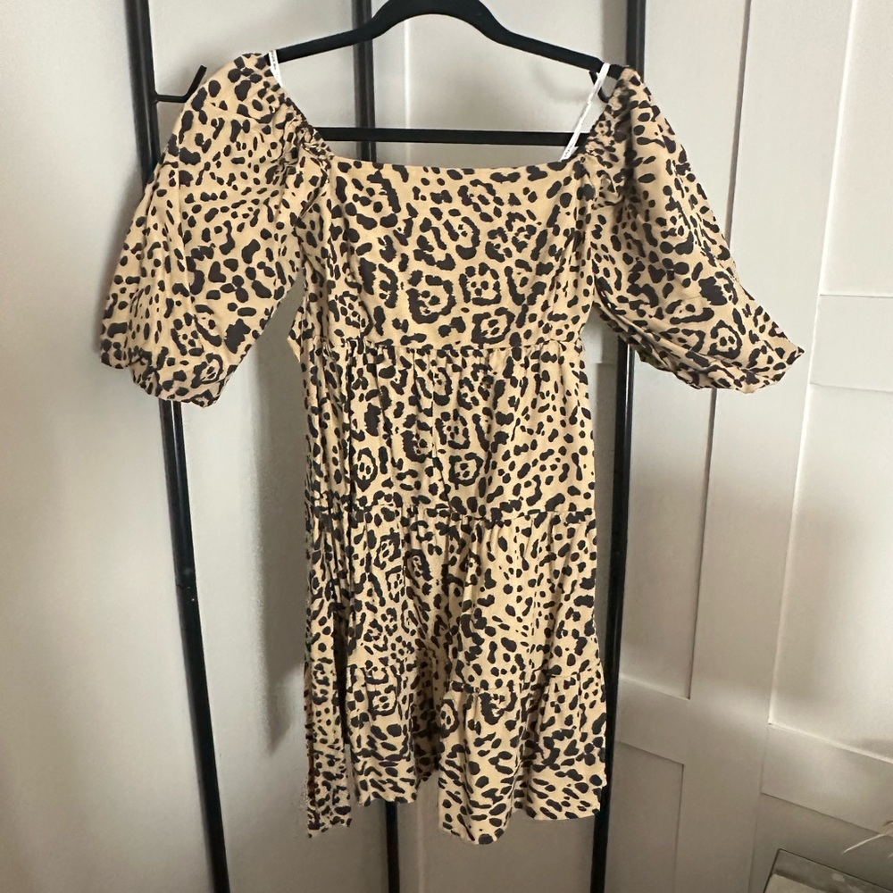 Faithfull the Brand Leopard Print Dress